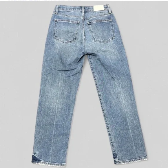 Pistola Charlie HR Straight Jeans | Rhythm Vintage Wash | Size 26 | Like New - Picture 3 of 9